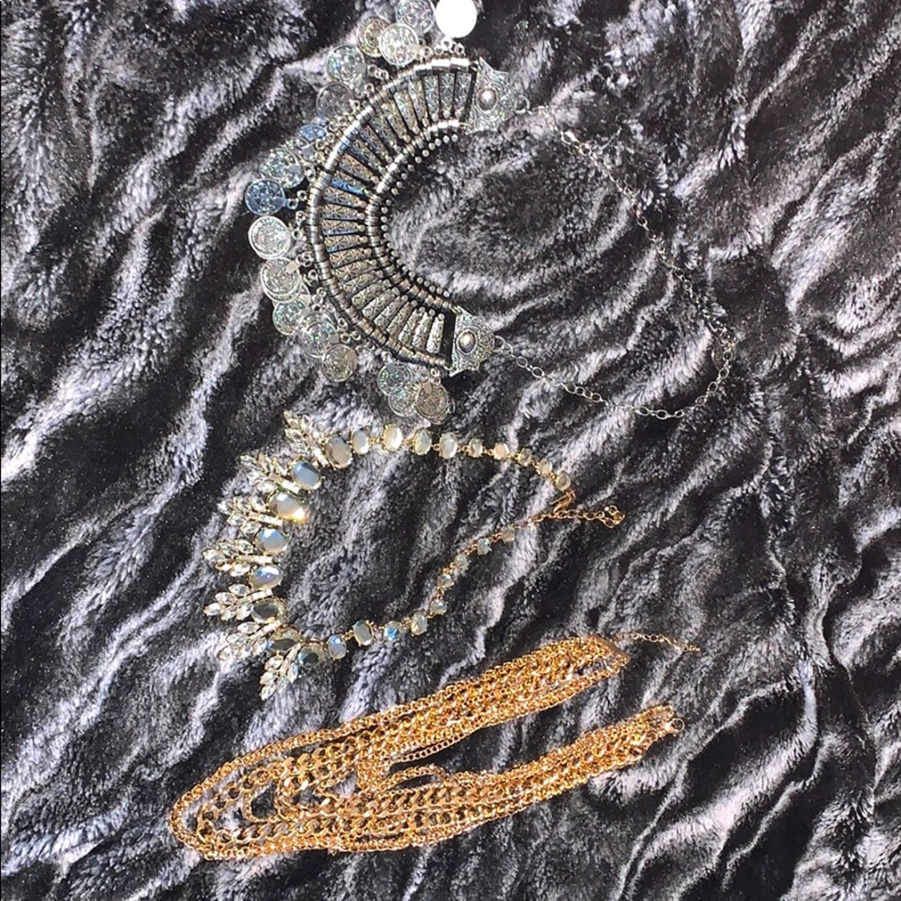 3 necklaces